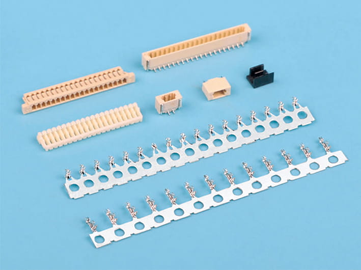 Conector de tira de cable a placa con paso de 0,8 mm, serie wtb, transmisión de señal de alta velocidad, diseño compacto, montaje smt