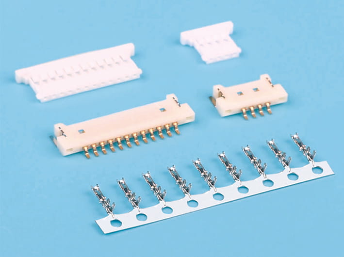 Conector de tira de cable a placa de PCB con paso de 1,25 mm, interfaz de cable a placa, vertical/horizontal, múltiples pines, conexión de señal confiable