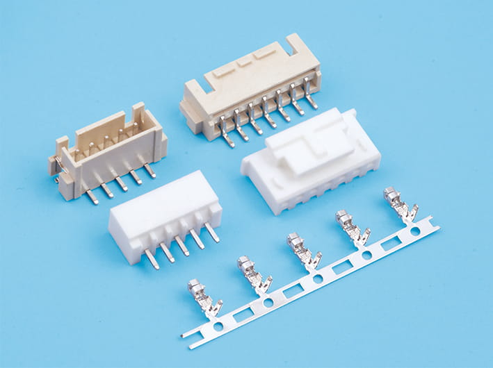 Conector de tira de cable a placa con paso de 2,5 mm, soporte de PCB vertical/horizontal, componentes electrónicos