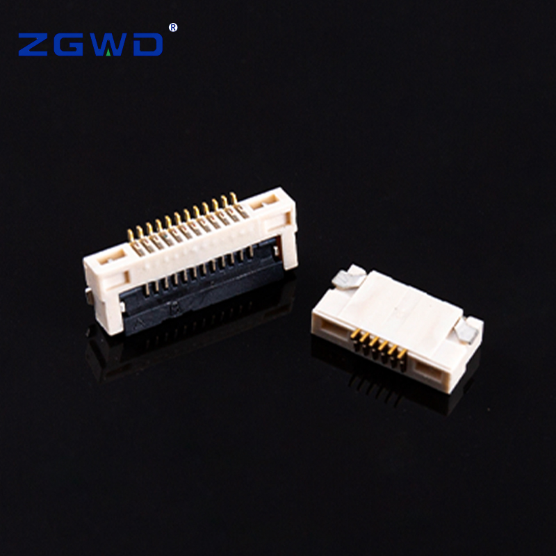 Conector FPC con paso de 0,5 mm, contacto inferior, FFC horizontal