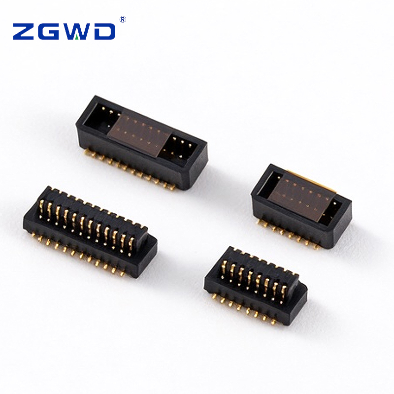 Conector macho y receptáculo BTB vertical de ranura única con paso de 0,8 mm