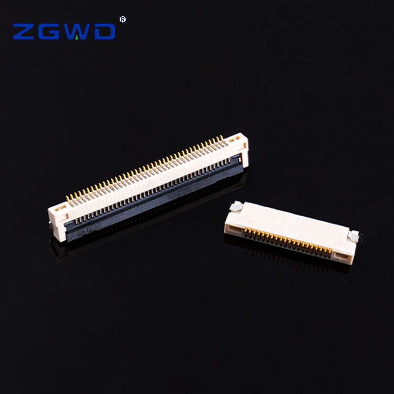 Conector FPC con paso de 0,5 mm, contacto inferior, FFC horizontal