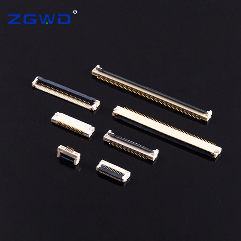 Conector FPC con paso de 0,5 mm, contacto inferior, FFC horizontal