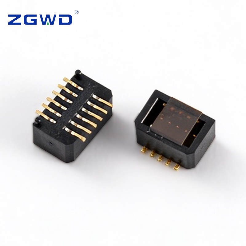 Conector macho y receptáculo BTB vertical de ranura única con paso de 0,8 mm
