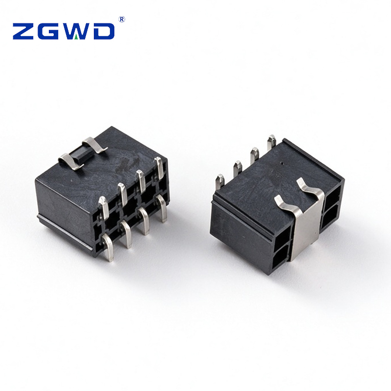 Conector de cable a placa vertical de doble fila con paso de 4,20 mm